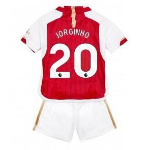 Arsenal Jorginho Frello #20 Hjemmebanesæt Børn 2023-24 Kort ærmer (+ korte bukser)